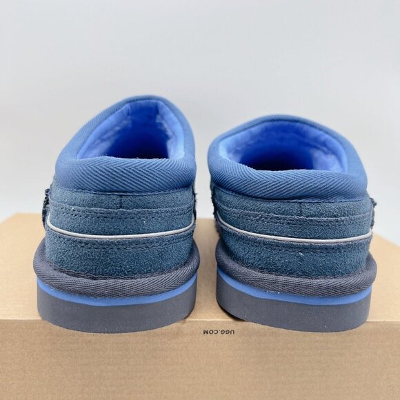UGG TASMAN CALI WAVE BLUE SUEDE/ SHEEPWOOL SLIPPERS S/N 1136700 Mens US 11 D - Picture 7 of 14